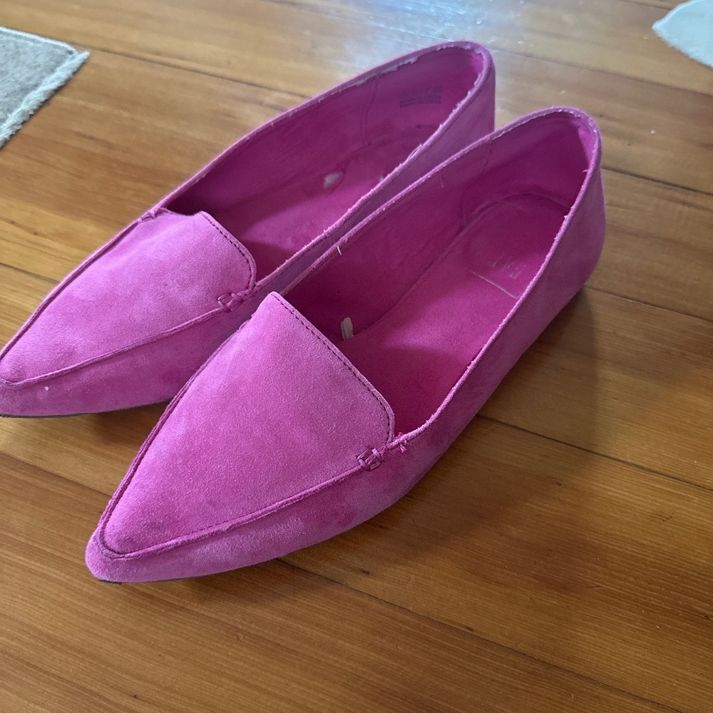 Hot pink loafers GAP 6.5